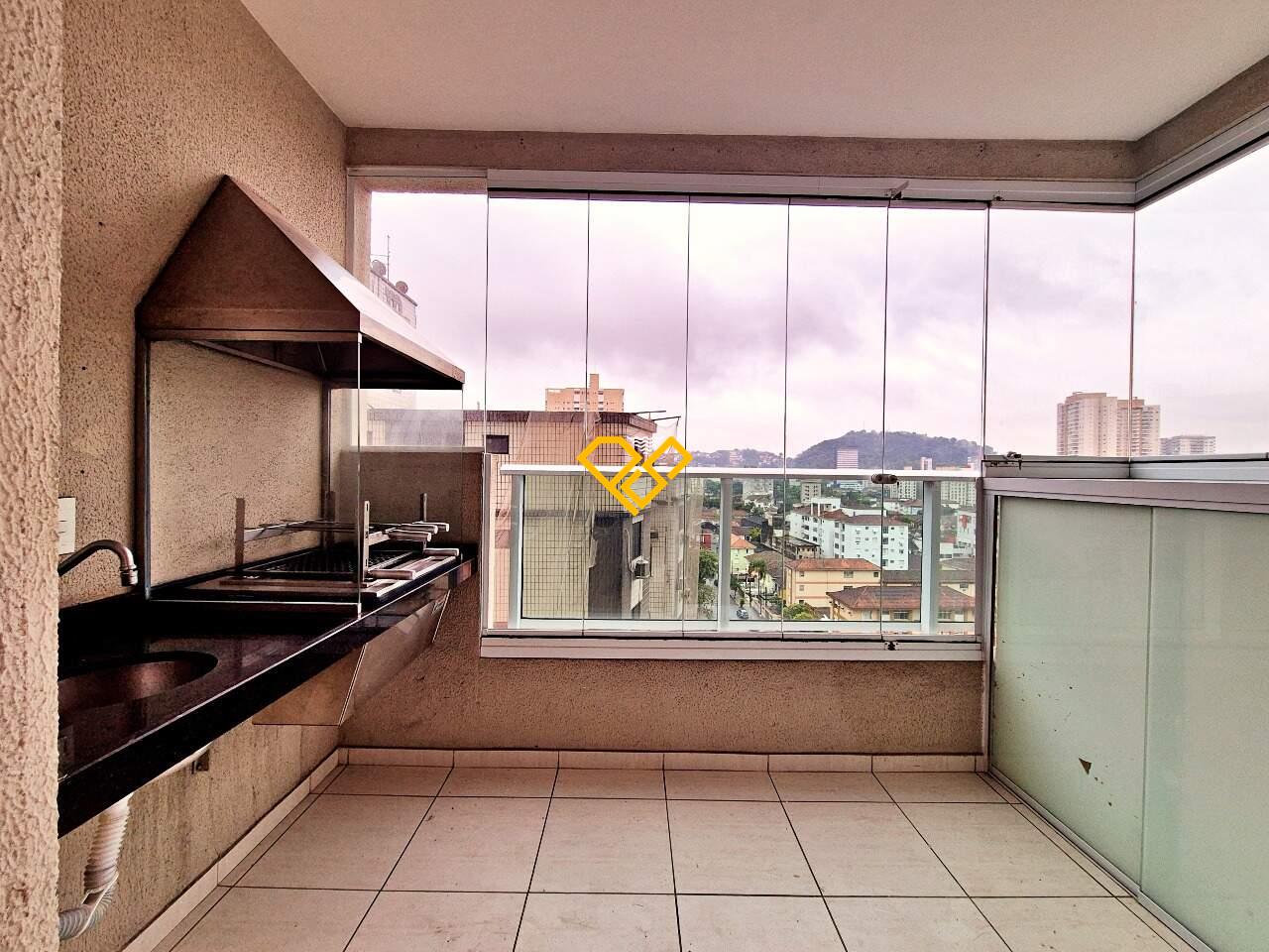 Apartamento à venda no Campo Grande: Varanda com churrasqueira