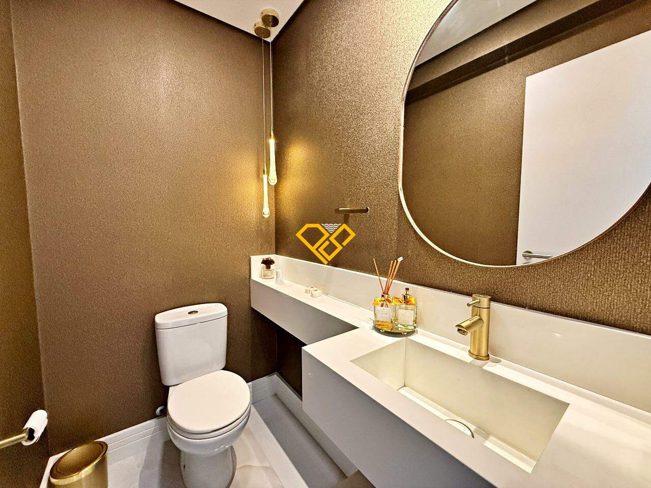 Apartamento à venda no Aparecida: Lavabo