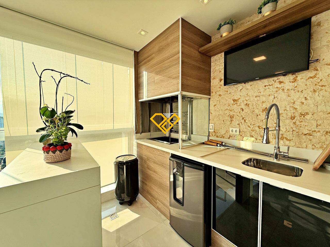 Apartamento à venda no Aparecida: Varanda