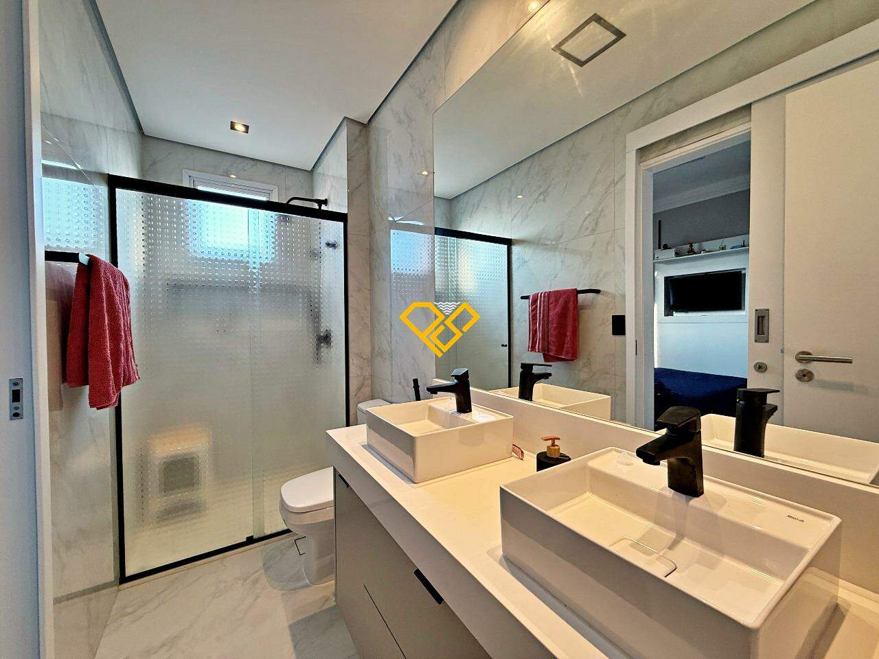 Apartamento à venda no Aparecida: Wc suíte 2 e 3