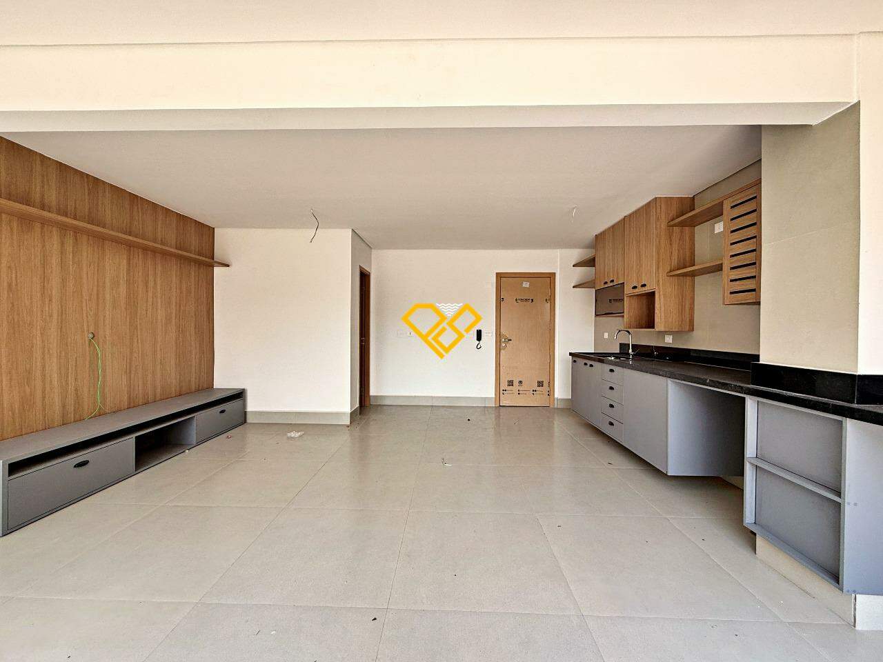 Garden à venda no José Menino: Sala e cozinha integradas