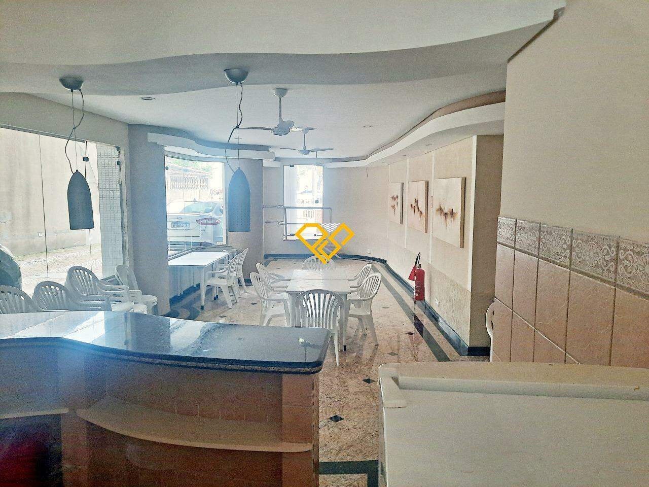 Apartamento à venda no José Menino: Lazer - salão de festas