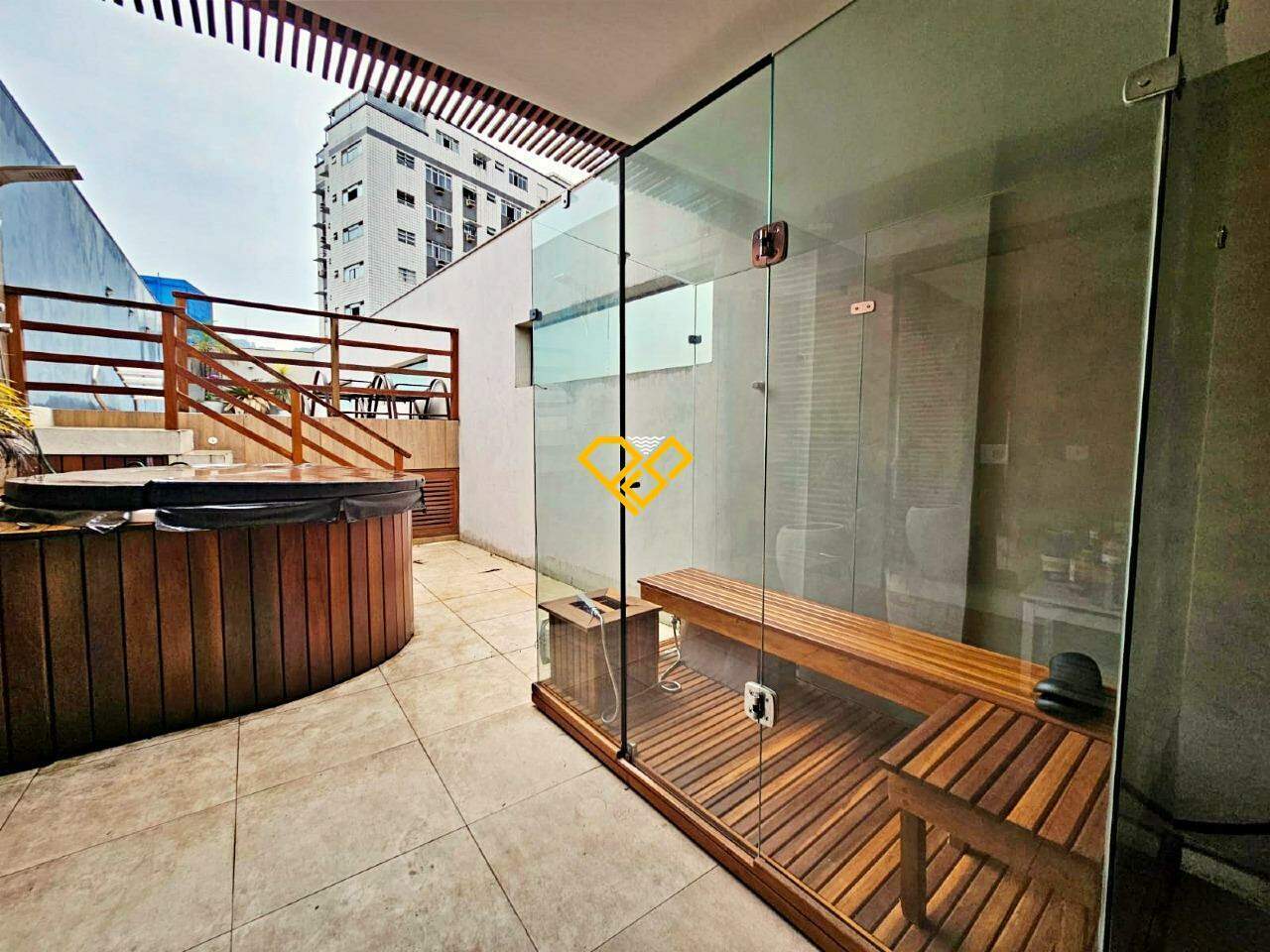 Sobreposta Alta à venda no Vila Belmiro: Sauna