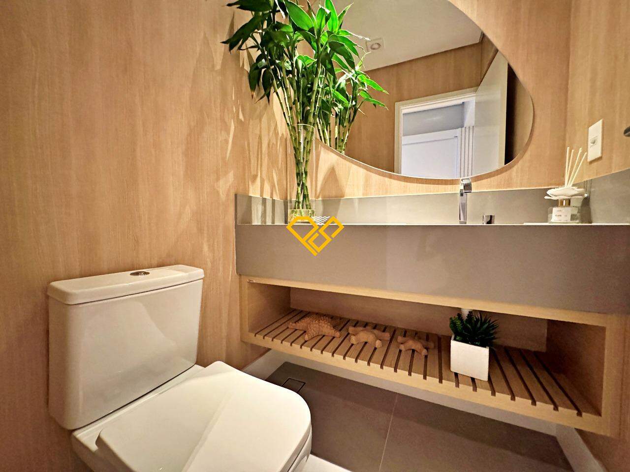 Apartamento à venda no Aparecida: Lavabo