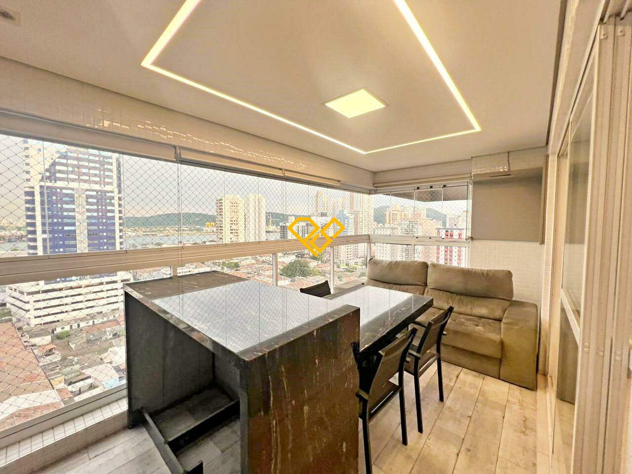 Apartamento para aluguel no Ponta da Praia: Varanda