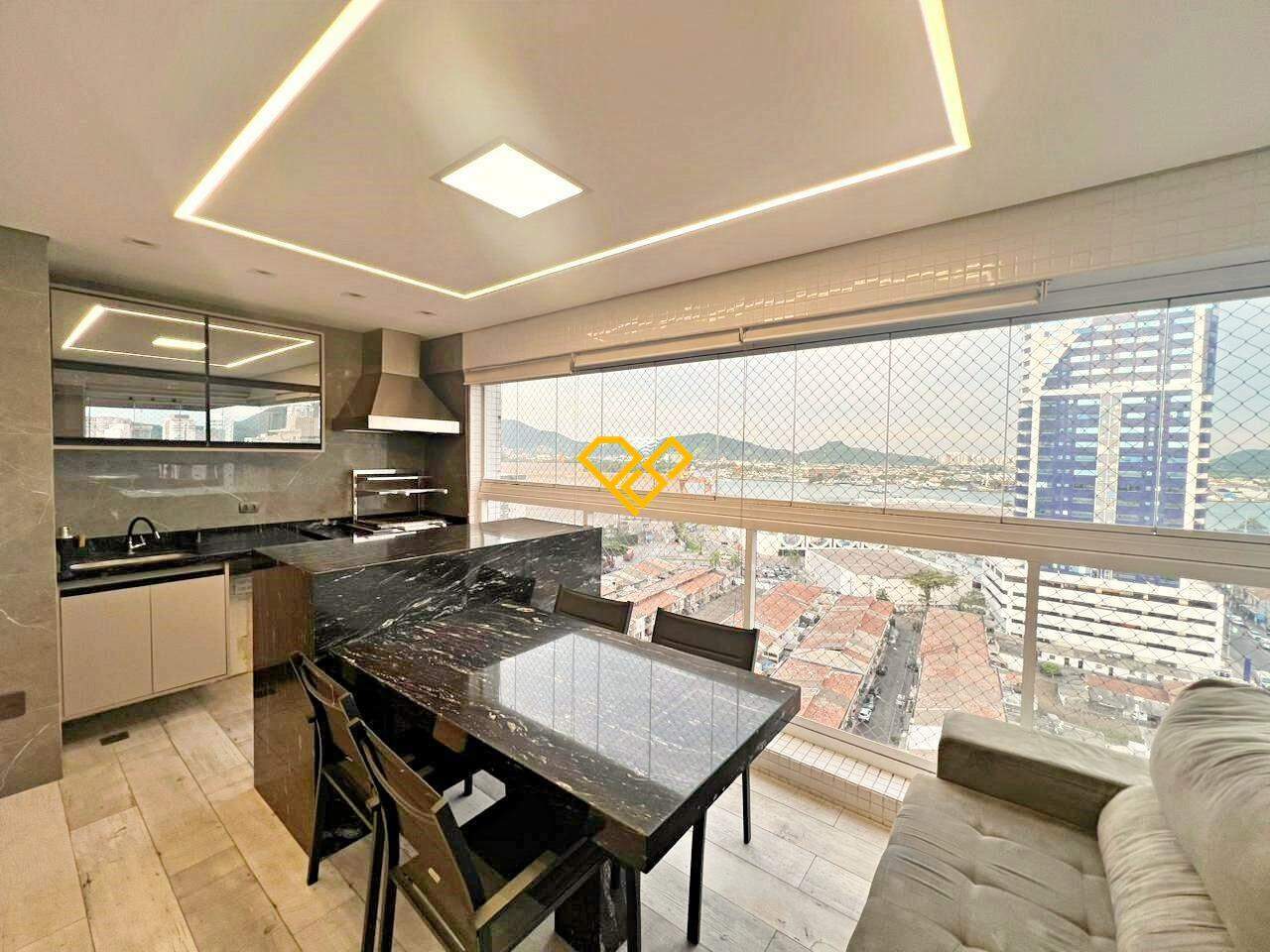 Apartamento para aluguel no Ponta da Praia: Varanda