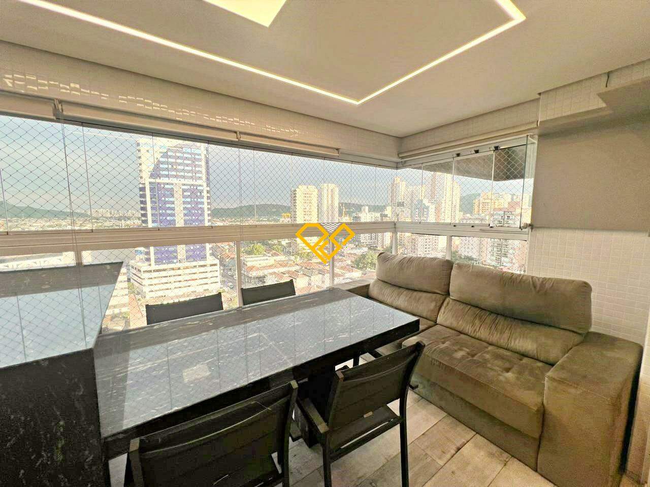 Apartamento para aluguel no Ponta da Praia: Varanda