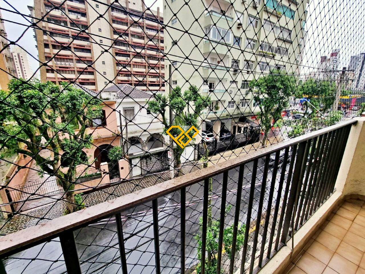 Apartamento à venda no Gonzaga: Varanda