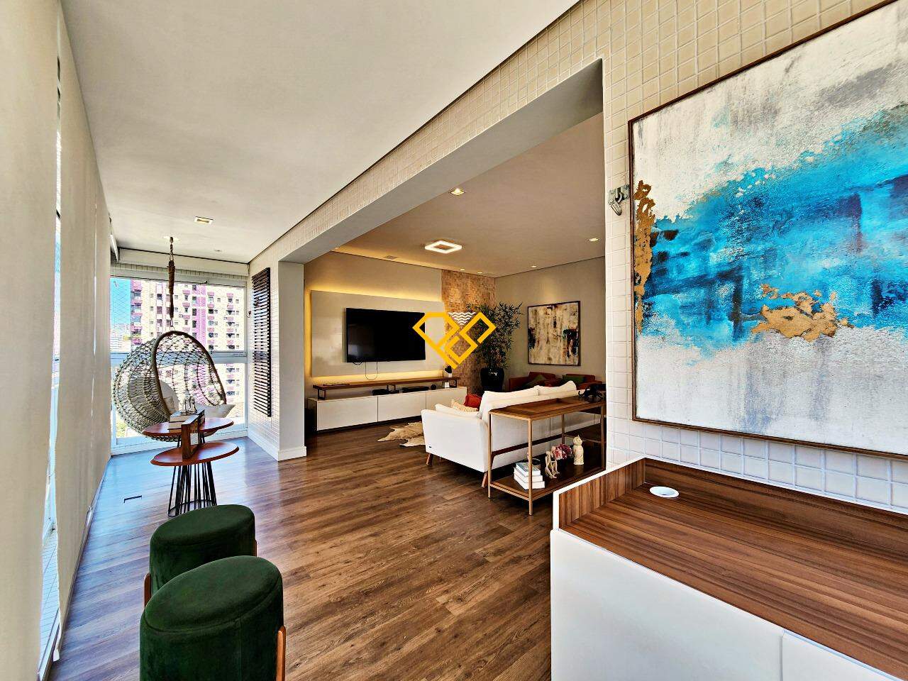 Apartamento à venda no Boqueirão: Varanda/Sala