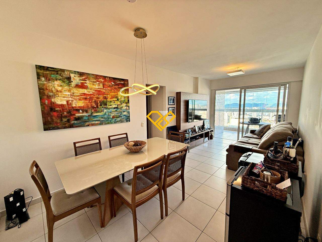 Apartamento à venda no Gonzaga: Sala