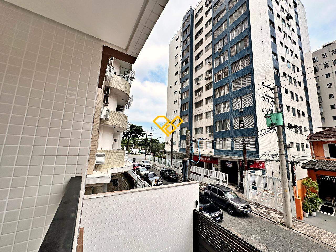 Casa à venda no José Menino: Vista da varanda
