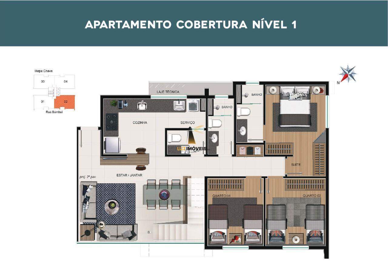 Apartamento à venda com 3 quartos, 86m² - Foto 9