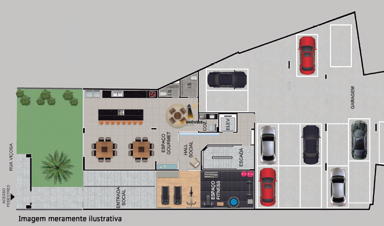 Apartamento à venda com 2 quartos, 63m² - Foto 3