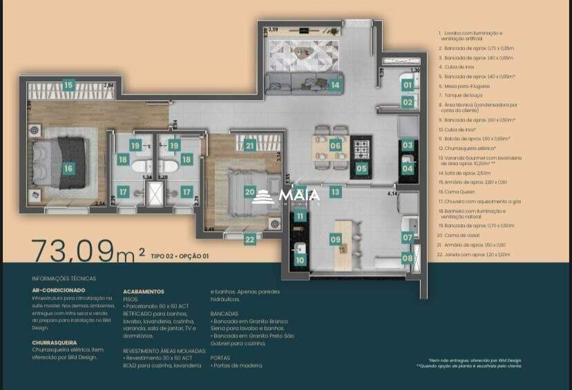 Apartamento para aluguel no Santa Maria: 