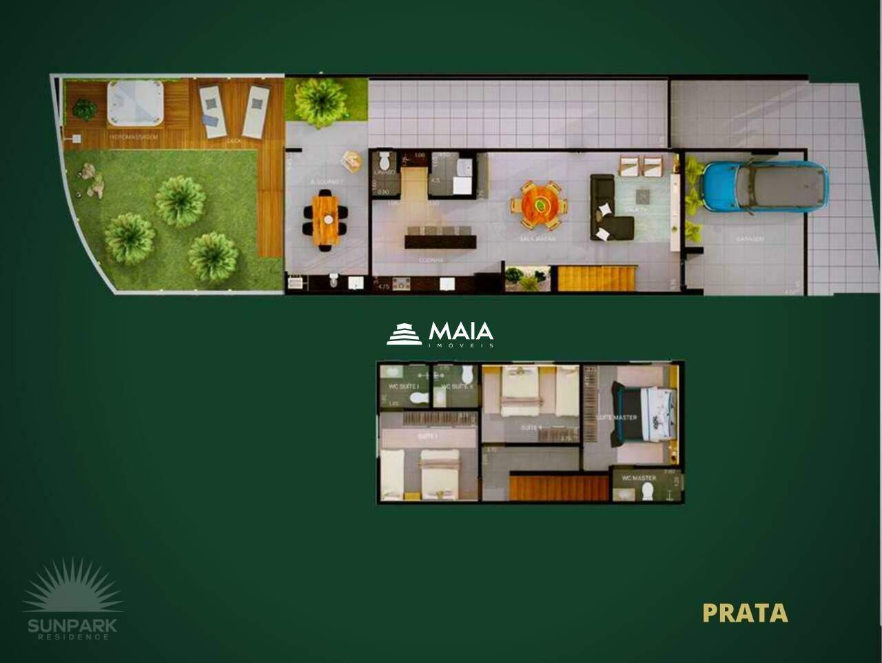 Casa de Condomínio à venda no SUNPARK RESIDENCE: 