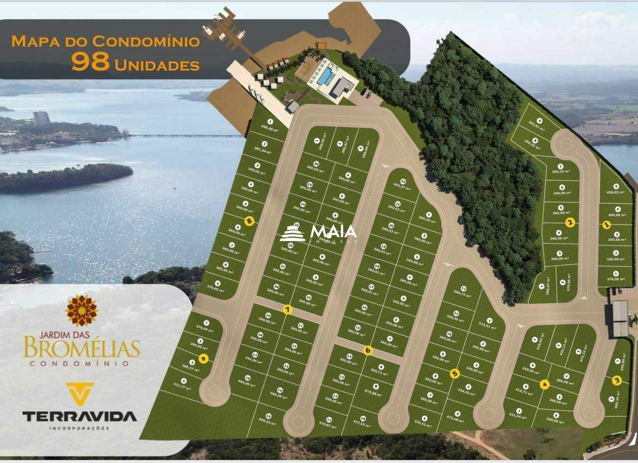 Terreno em Condomínio à venda no Jardim das Bromélias, Condomínio: 