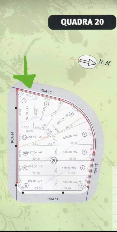 Terreno em Condomínio à venda no Damha I - Res. Uberaba: 