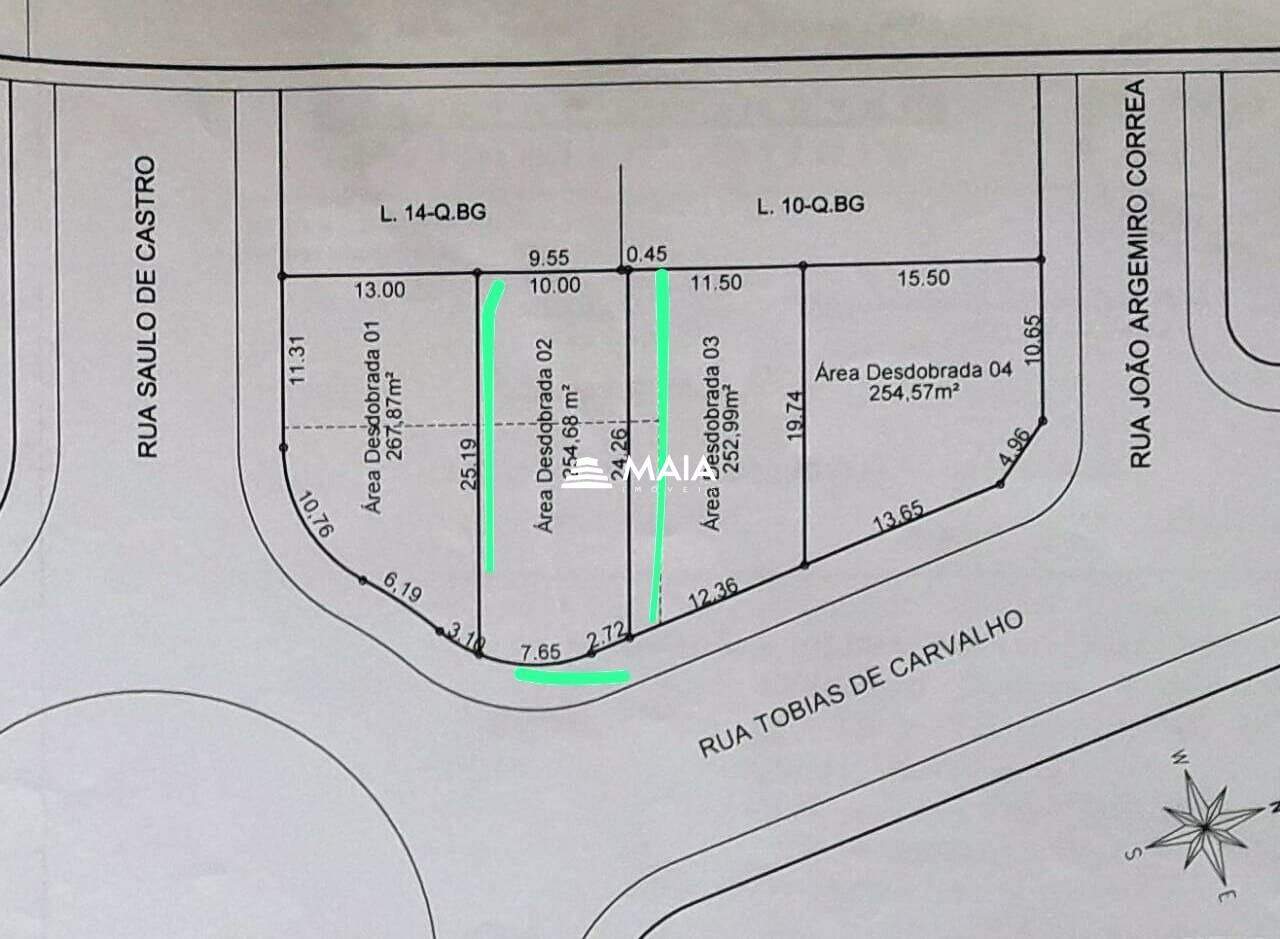 Terreno/Área à venda no Jardim Maracanã: 