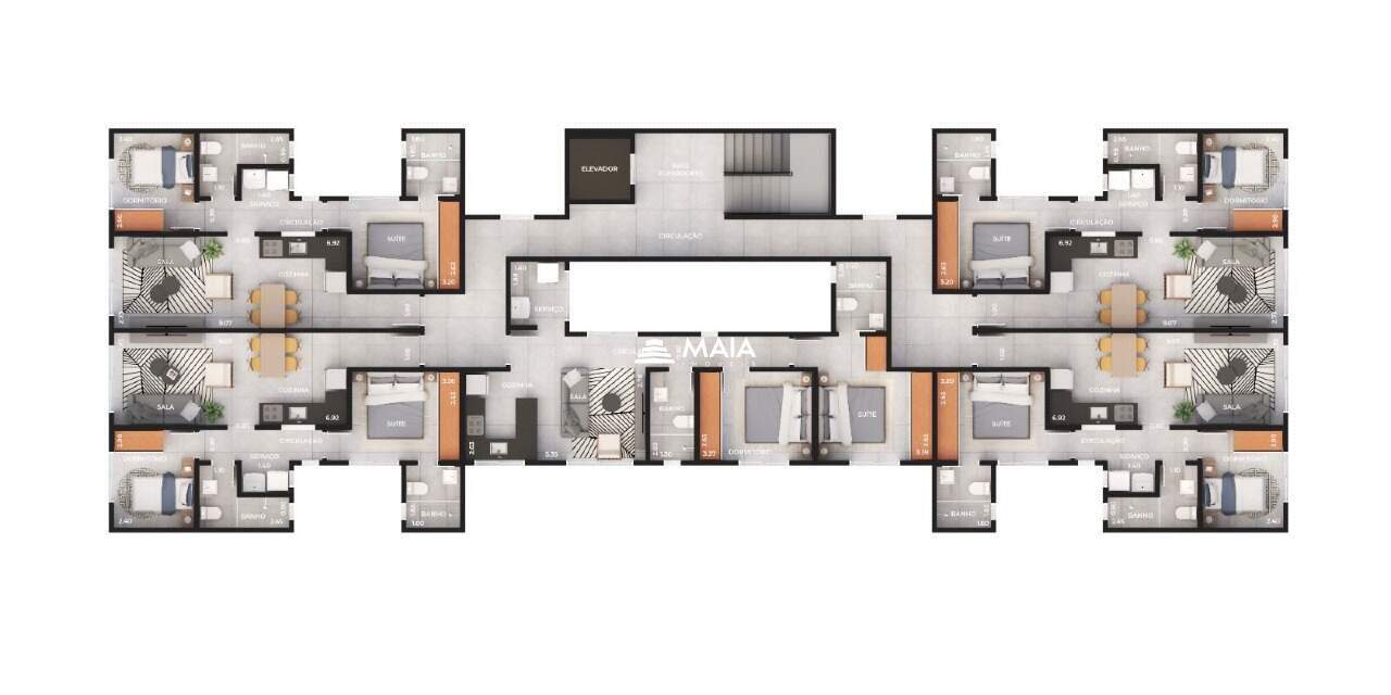 Apartamento à venda no Santa Maria: 