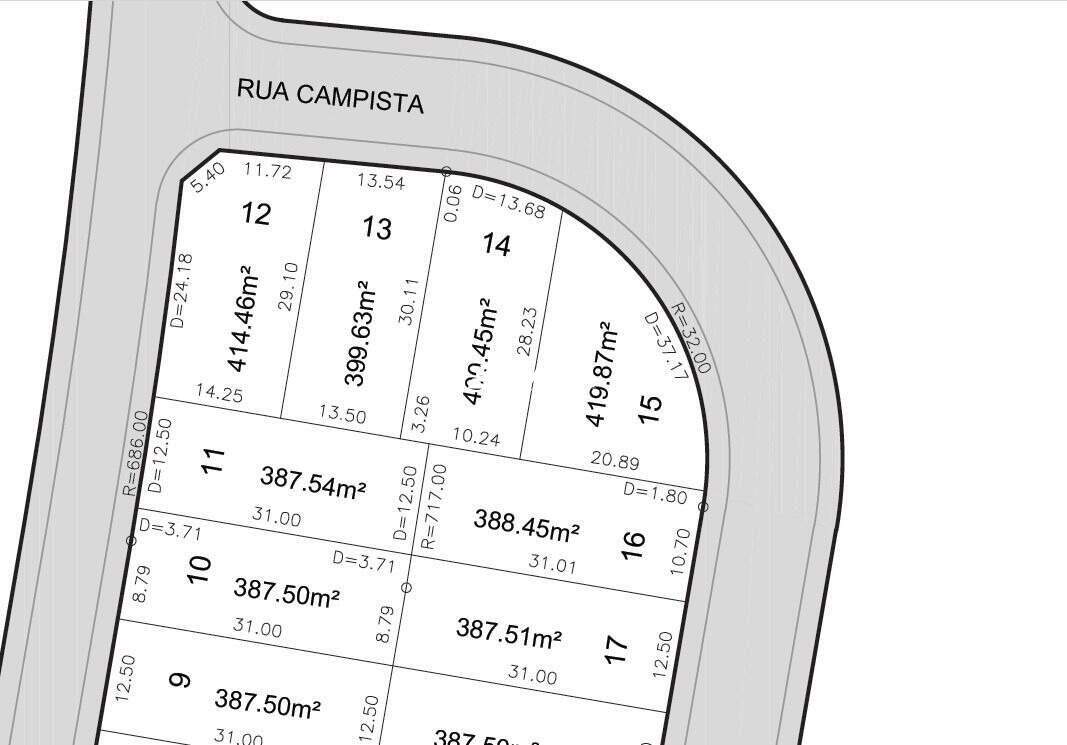 Terreno em Condomínio à venda no Damha III - Res. Uberaba: 