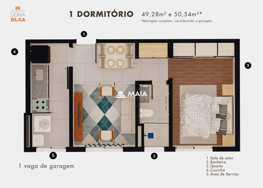 Apartamento à venda no Santa Maria: 