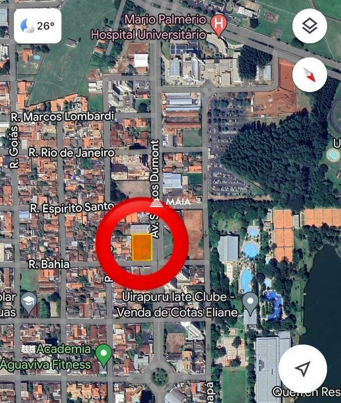 Terreno/Área para aluguel no Santa Maria: 