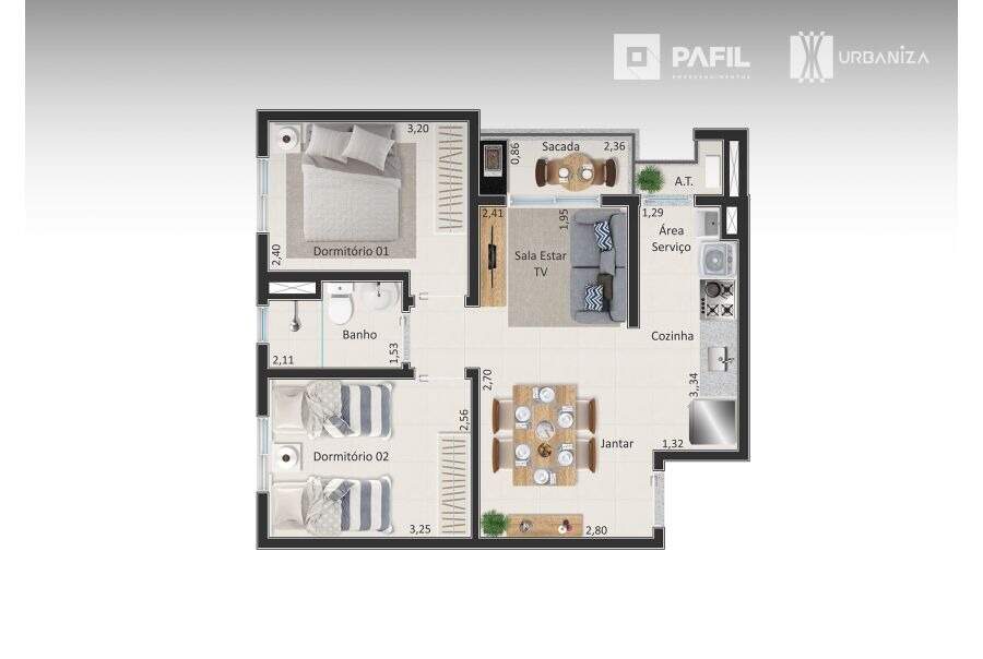 Apartamento à venda no Santa Marta: 