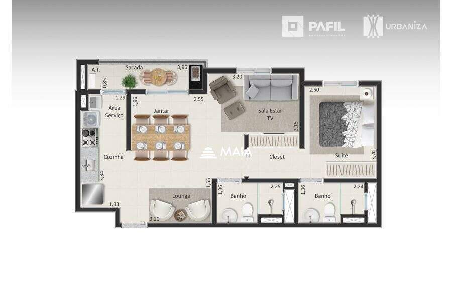 Apartamento à venda no Santa Marta: 