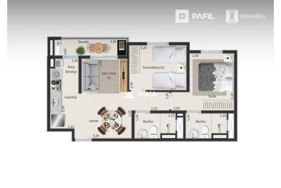 Apartamento à venda no Santa Marta: 