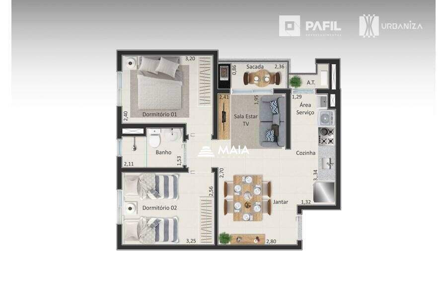 Apartamento à venda no Santa Marta: 