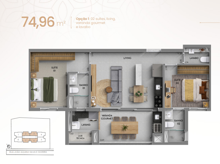 Apartamento à venda no Santa Maria: 