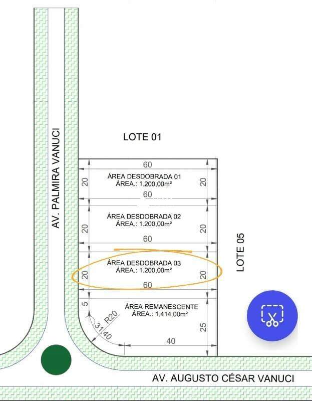 Terreno em Condomínio à venda no Jockey Park: 