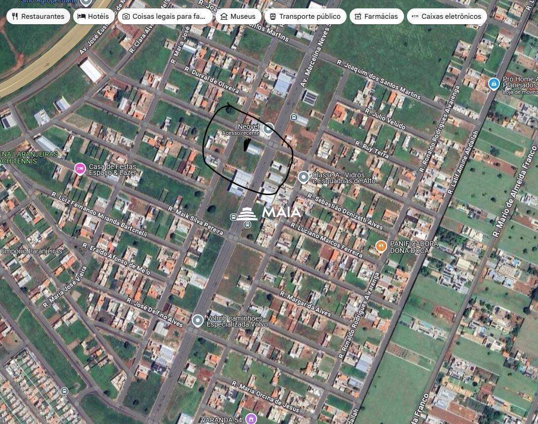 Terreno/Área à venda no Parque das Laranjeiras: 