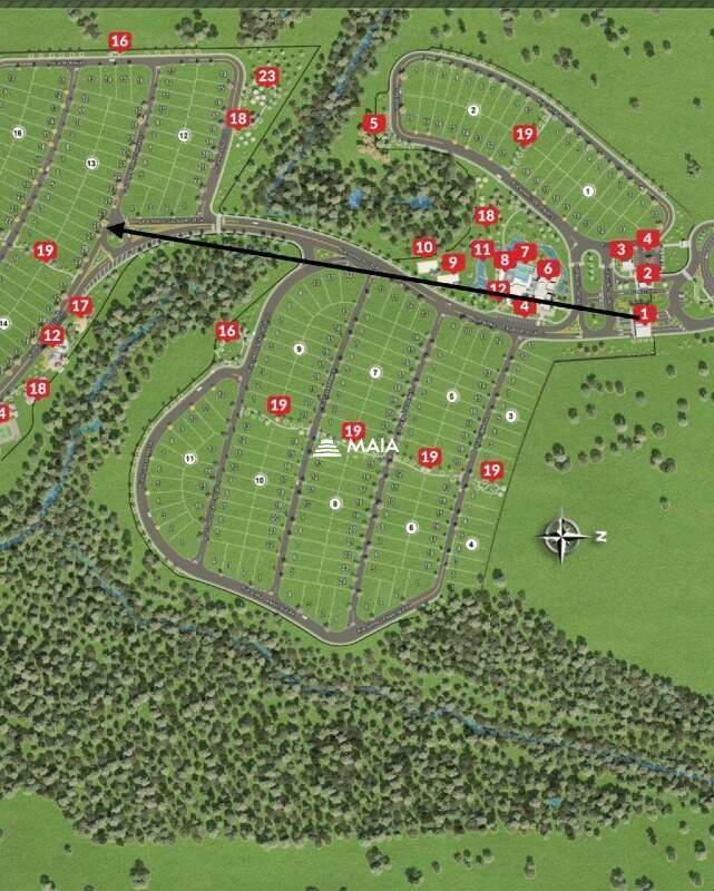 Terreno no condomínio Damha III