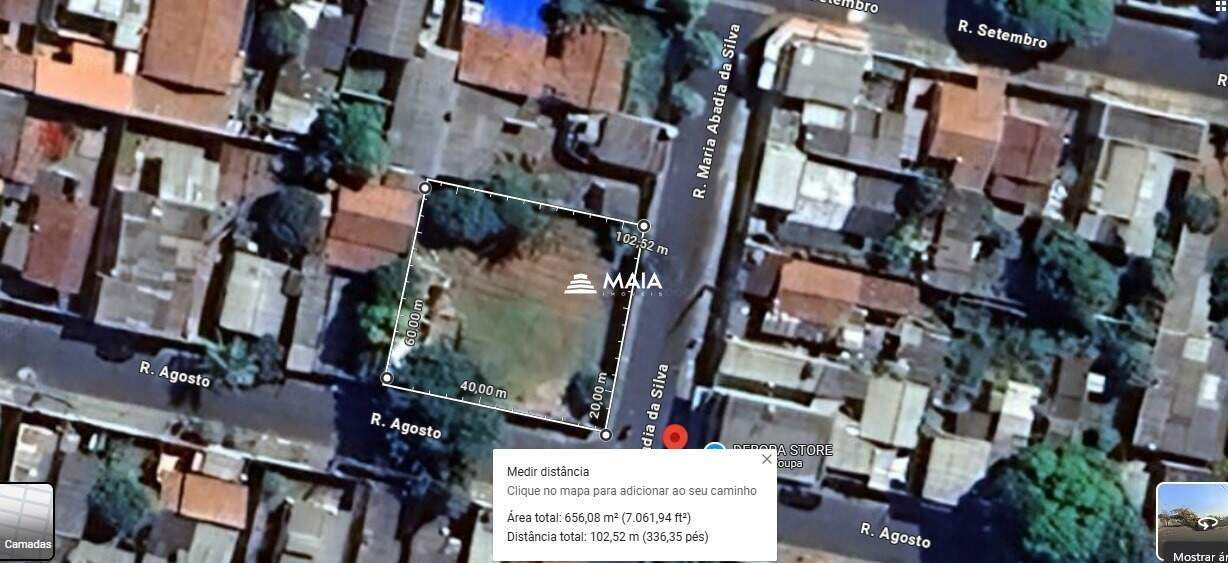 Terreno/Área à venda no Nossa Senhora da Abadia: 