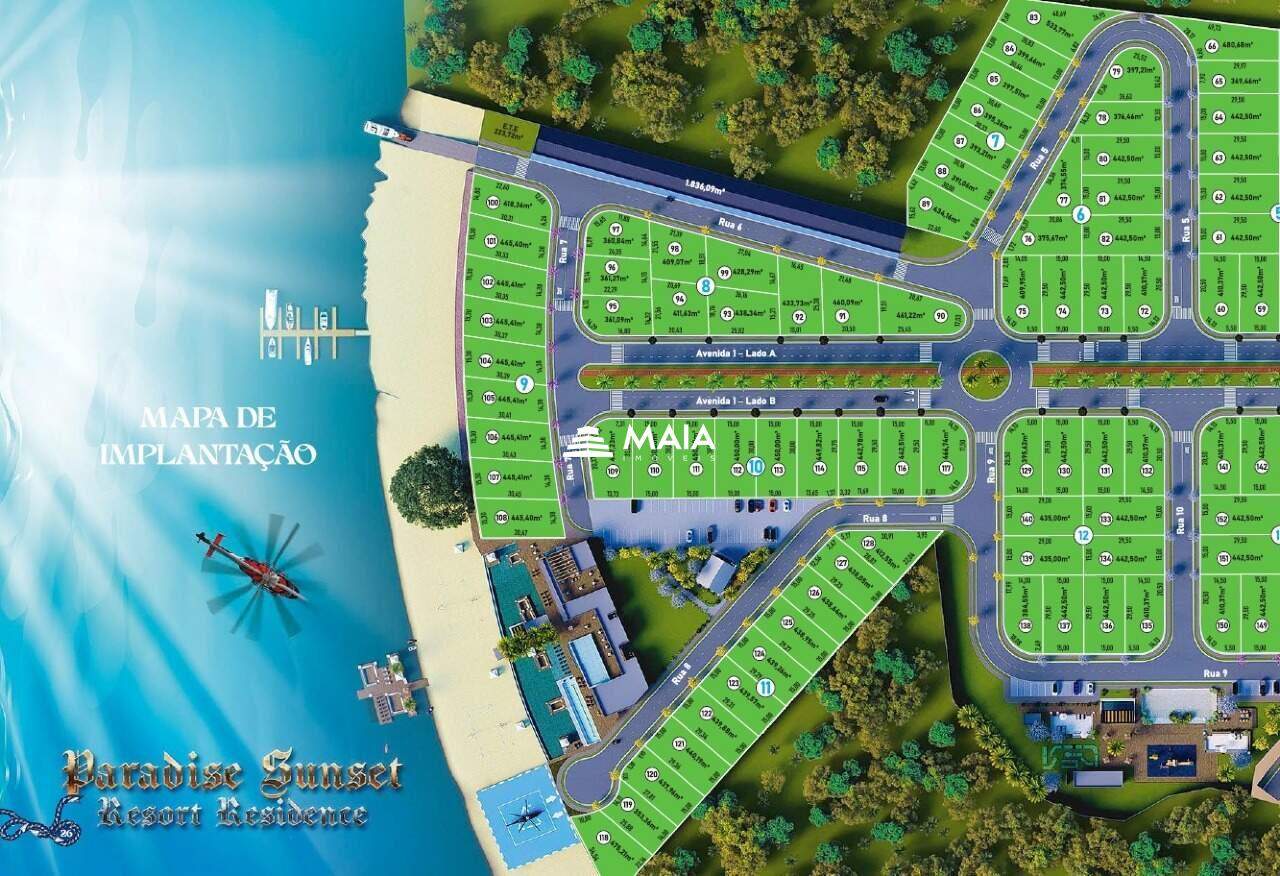 Terreno em Condomínio à venda no Paradise Sunset Resort Residence, Condomínio: 