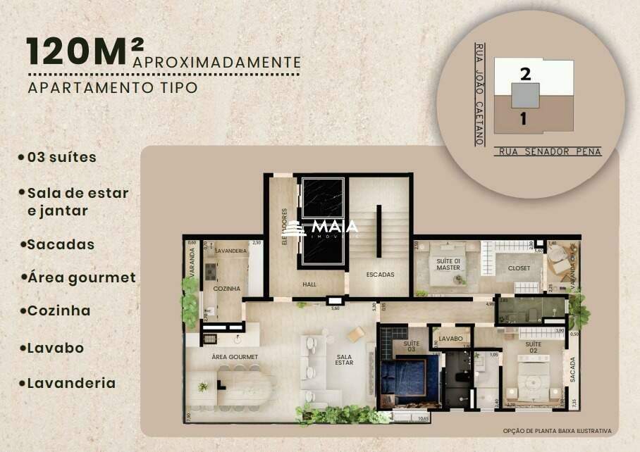 Apartamento à venda no Centro: 