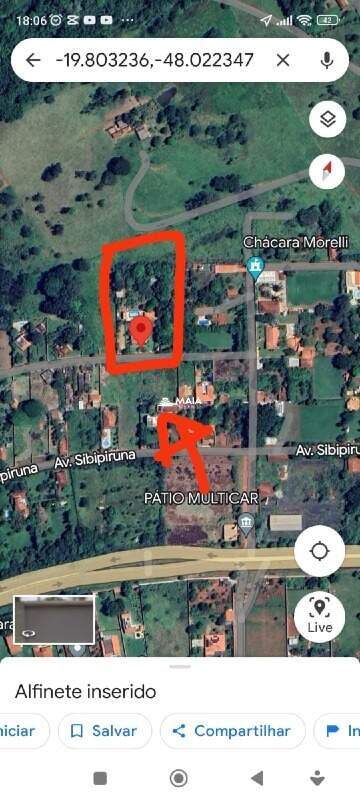 Rancho/ Chácara/ Rural à venda no Recanto das Flores: 