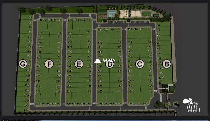 Terreno em Condomínio à venda no Ayat, Club Residence II: 