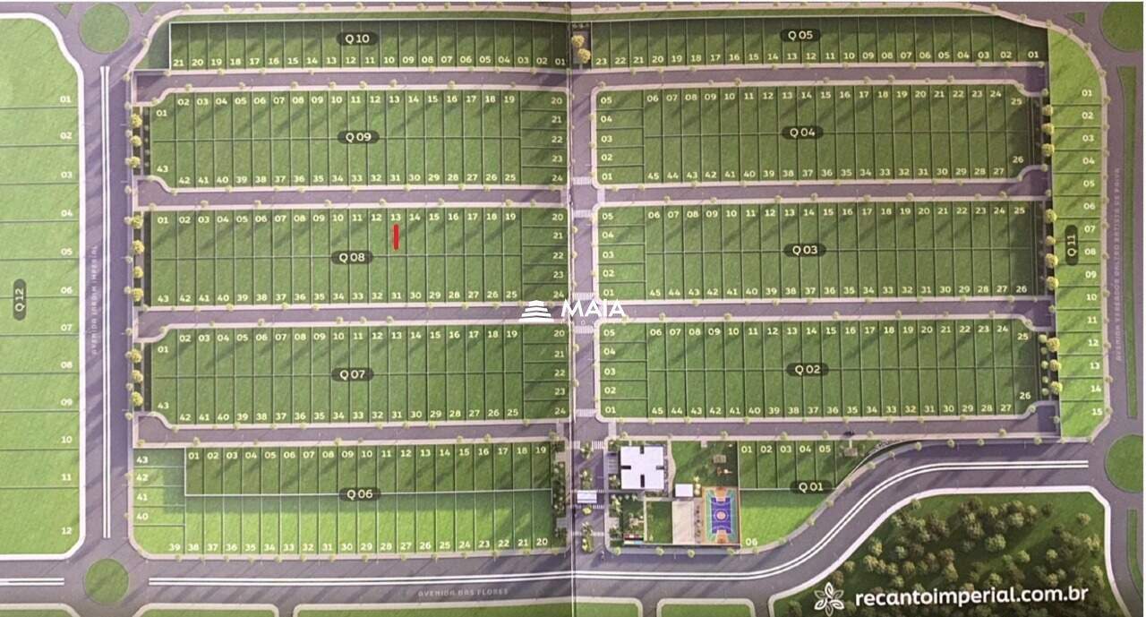 Terreno em Condomínio à venda no Condomínio Recanto Imperial: 