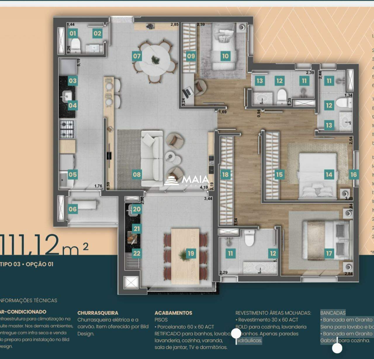 Apartamento à venda no Santa Maria: 