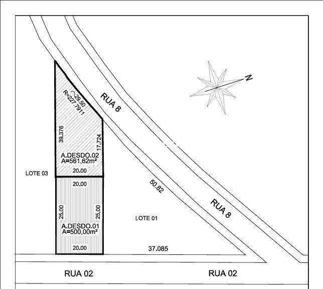 Terreno em Condomínio à venda no Residencial Mário de Almeida Franco: 