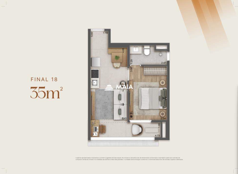 Apartamento à venda no Indianópolis: 