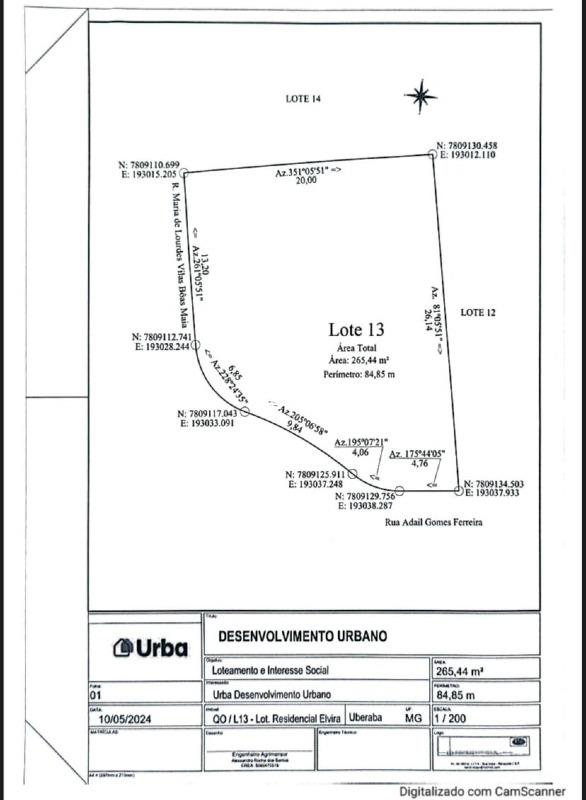 Terreno/Área para aluguel no Jardim Maracanã: 