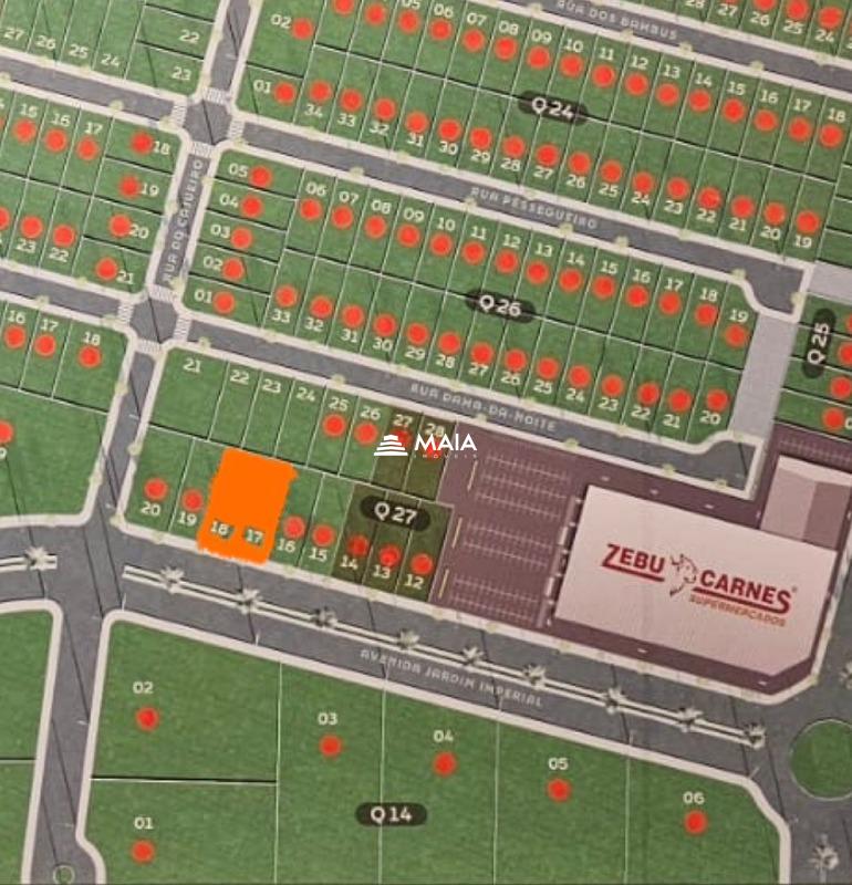 Terreno/Área à venda no Jardim Imperial : 