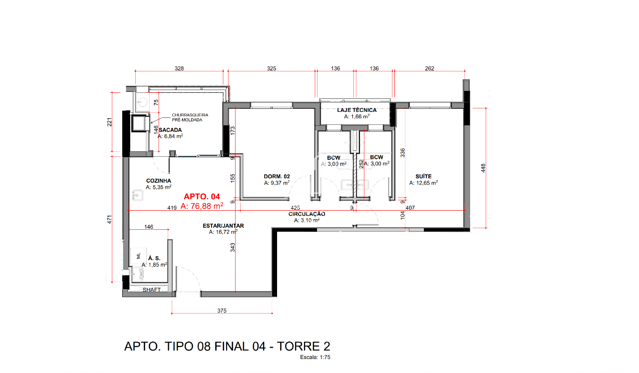 Apartamento à venda no Itacolomi: 