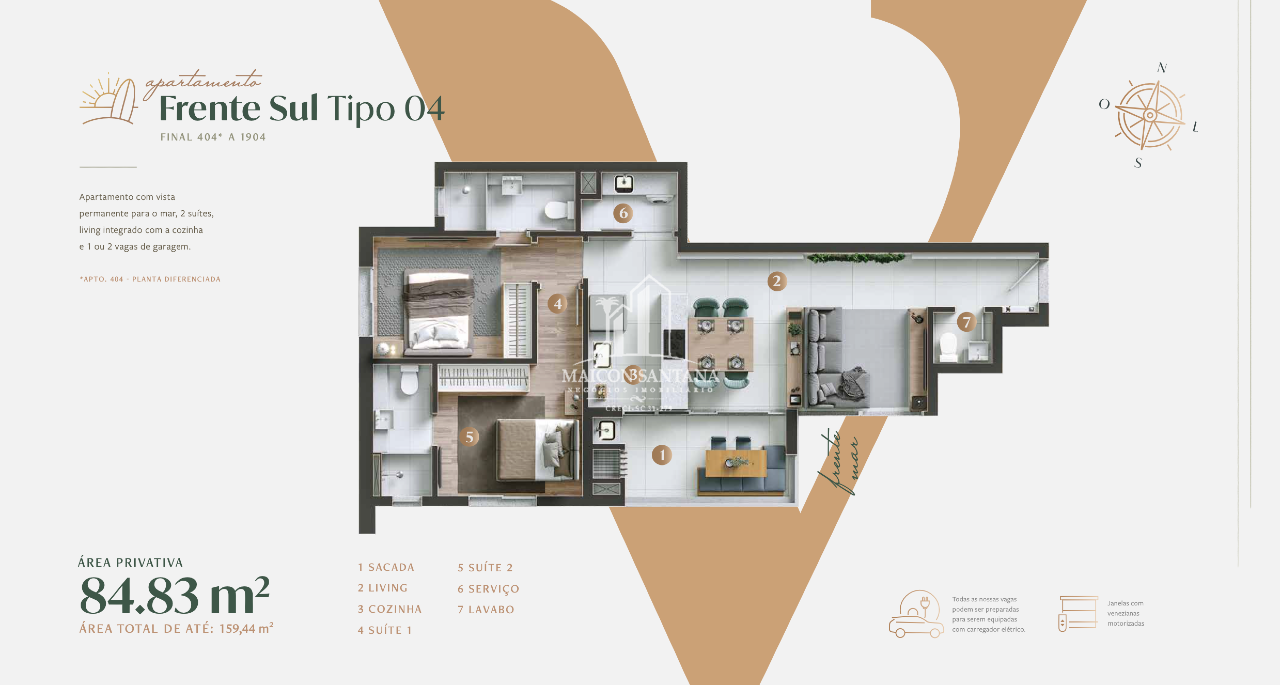 Apartamento à venda no Itacolomi: 