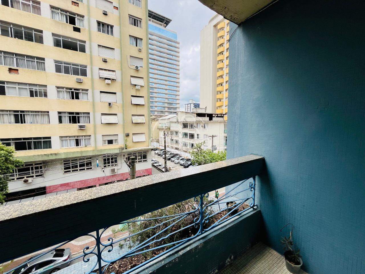 Apartamento à venda no Gonzaga: Varanda