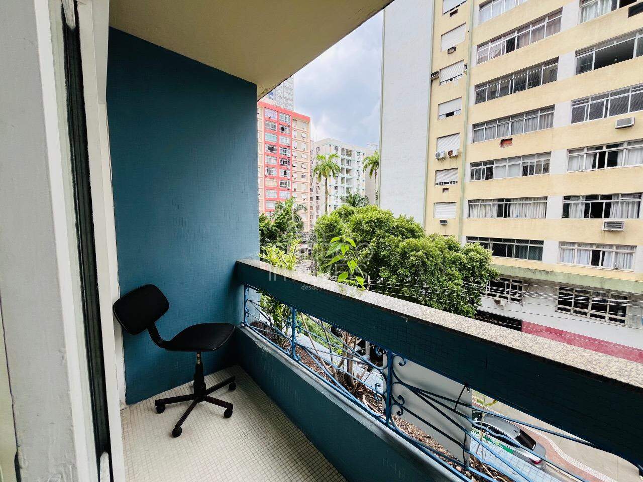 Apartamento à venda no Gonzaga: Varanda