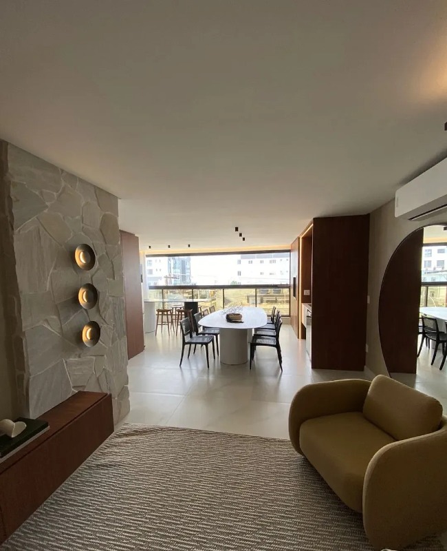 Apartamento 3 suítes com vista ao mar na Praia Brava, Itajaí – 2 vagas, mobiliado - Foto 8 de 15